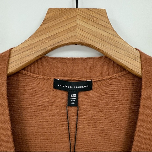 Univesal Standard Cosmo Cardigan in Mocha Bisque Size 2XS US 6-8 - Picture 4 of 11